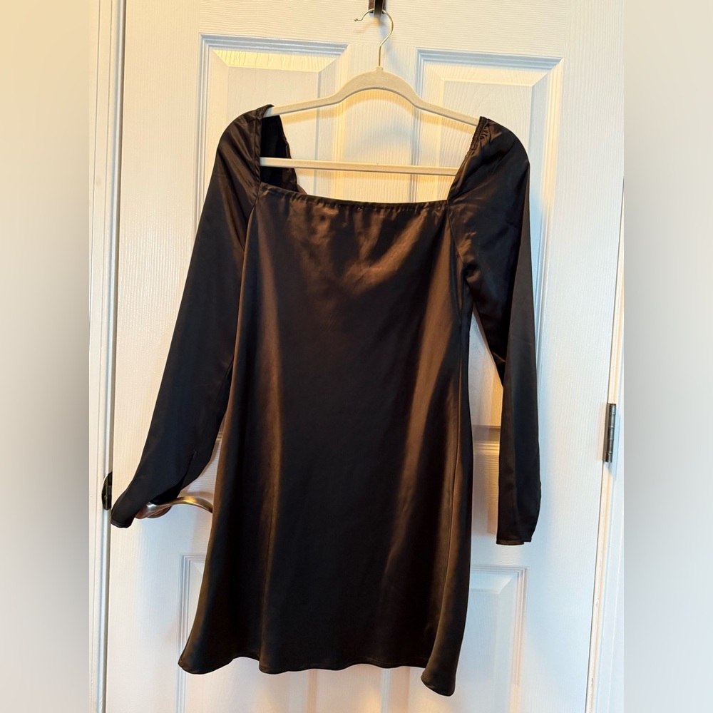 Princess Polly - thin satin long sleeve mini dress